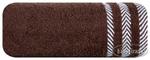 Ręcznik Mona 100x150 19 brązowy frotte 500 g/m2 Eurofirany w sklepie internetowym Karo.waw.pl
