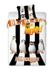 Pościel bawełniana 160x200 Pingwiny z Madagaskaru 8997 Faro w sklepie internetowym Karo.waw.pl
