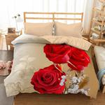 Pościel z mikrosatyny 3D 200x220 30 Królewskie Róże Czerwone 0024 Bed&You w sklepie internetowym Karo.waw.pl