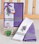 Komplet ręczników kuchennych 2 szt 50x70 Mimoza T30015-C fioletowy Darymex w sklepie internetowym Karo.waw.pl