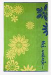 Ręcznik plażowy 100x160 Hej wakacje 8142/1 zielony kwiaty 380 g/m2 Zwoltex w sklepie internetowym Karo.waw.pl