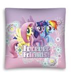 Poszewka Kucyki Pony 3D 40x40 D 9493 My Little Pony na liliowym tle poliester w sklepie internetowym Karo.waw.pl