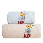 Ręcznik dziecięcy 50x90 Baby 15 Sowy kolorowe 03 niebieski 450 g/m2 Eurofirany w sklepie internetowym Karo.waw.pl
