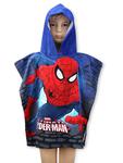 Poncho dla dzieci 55x110 Spiderman 4353 Człowiek Pająk ręcznik z kapturem w sklepie internetowym Karo.waw.pl