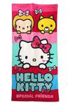 Ręcznik plażowy 70x140 Hello Kitty Kotek 2847 różowy dziecięcy w sklepie internetowym Karo.waw.pl