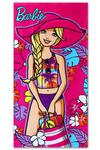 Ręcznik plażowy 70x140 Barbie 2143 tropiki zakupy kwiaty dziecięcy w sklepie internetowym Karo.waw.pl
