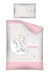 Pościel bawełniana 100x135 Myszka Mini 1625 Minnie Mouse STC 25 B do łóżeczka w sklepie internetowym Karo.waw.pl