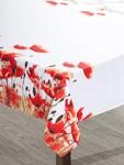 Obrus dekoracyjny 40x140cm. Poppy maki kremowy czerwony Eurofirany w sklepie internetowym Karo.waw.pl
