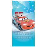 Ręcznik dziecięcy 75x150 Cars Auta 7175 Zygzak McQueen Ice Racers 320 g/m2 bawełniany w sklepie internetowym Karo.waw.pl