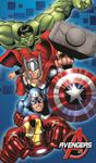 Ręcznik dziecięcy 70x120 Avengers 4128 Kapitan Ameryka Iron Man Thor Hulk 320 g/m2 bawełniany w sklepie internetowym Karo.waw.pl