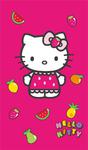 Ręcznik dziecięcy 70x120 Hello Kitty 2477 Fruity 320 g/m2 bawełniany w sklepie internetowym Karo.waw.pl