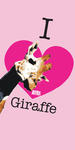 Ręcznik Animal Planet 75x150 Żyrafa Giraffe różowy 5422 ostatnia sztuka w sklepie internetowym Karo.waw.pl