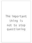 Plakat The important thing w sklepie internetowym Naklej-To