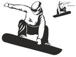 naklejka na ścianę snowboard 2 naklejka na ścianę w sklepie internetowym Naklej-To