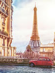 Plakat Paryż o zachodzie słońca w sklepie internetowym Naklej-To