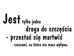 naklejka Jest tylko jedna droga do szczczęścia1 naklejka na ścianę w sklepie internetowym Naklej-To