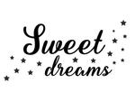 naklejka na ścianę Sweet dreams 1 naklejka na ścianę w sklepie internetowym Naklej-To