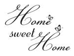 naklejka dekoracyjna Home sweet home naklejka na ścianę w sklepie internetowym Naklej-To