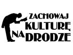 Zachowaj kulturę na drodze naklejka na samochód naklejka na ścianę w sklepie internetowym Naklej-To