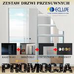 Zestaw ECLISSE - drzwi chowane w ścianę GK, Laminowane w sklepie internetowym dd-company.pl