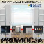 Zestaw ECLISSE - podwójne drzwi chowane w ścianę GK, Laminowane w sklepie internetowym dd-company.pl