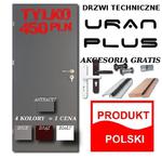 Drzwi techniczne stalowe URAN plus ANTRACYT w sklepie internetowym dd-company.pl