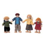 Lalki do domku dla lalek z drewna - rodzina drewnianych lalek, Plan Toys PLTO-7415 w sklepie internetowym MądreSzkraby