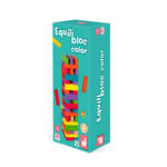 Gra Jenga (wieża) z kolorami Equilibloc, Janod - gra zręcznościowa dla całej rodziny w sklepie internetowym MądreSzkraby