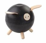 Drewniana świnka skarbonka - skarbonka dla dzieci o nowoczesnym designie, ekologiczna Plan Toys w sklepie internetowym MądreSzkraby