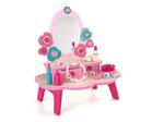 Drewniana toaletka dla dziewczynki - różowa toaletka i akcesoria, DJECO DJ06553 w sklepie internetowym MądreSzkraby
