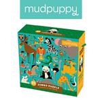 Puzzle podłogowe Zwierzęta Świata 25 elementów Jumbo 2 lata +, Mudpuppy MP35103 w sklepie internetowym MądreSzkraby