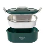 Adler AD 4505 green Pojemnik na żywność podgrzewany lunch box zestaw pojemnik separator łyżeczka 0,8L 55W w sklepie internetowym karnatka.pl