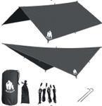 Plandeka tarp płachta biwakowa namiot na hamak osłona przeciwdeszczowa 300cm czarny w sklepie internetowym karnatka.pl
