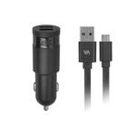 Rivacase Ładowarka Samochodowa + MicroUSB 3,4A / 2xUSB czarna w sklepie internetowym karnatka.pl