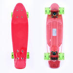 FISH SKATEBOARDS Classic Fish cruiser red/red/transparent green w sklepie internetowym SnowStyle.pl