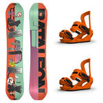 BATALEON FunKink split 157 + wiązania SWITCHBACK Agent Orange W16 w sklepie internetowym SnowStyle.pl