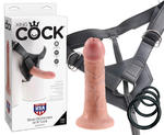 Strap-on King Cock Dildo z przyssawką w sklepie internetowym Erogaget