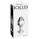 Icicles No. 25 Szklany korek analny w sklepie internetowym Erogaget