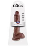 Dildo z jądrami King Cock 25 cm Cock with Balls w sklepie internetowym Erogaget