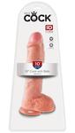 Dildo z jądrami King Cock 25,4 cm Cock with Balls w sklepie internetowym Erogaget