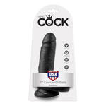 Dildo z jądrami King Cock 18 cm w sklepie internetowym Erogaget