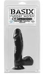 Basix Rubber Works Dildo z jądrami i przyssawką 16,5 cm w sklepie internetowym Erogaget