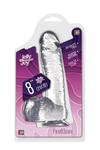 JELLY JOY FAULTLESS Dildo z jądrami i przyssawką 20 cm w sklepie internetowym Erogaget