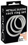 Zestaw 3 silikonowych pierścieni erekcyjnych w sklepie internetowym Erogaget