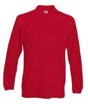 Koszulka Premium Long Sleeve Polo Fruit of the Loom 633060 40 - czerwone w sklepie internetowym Sport-trada