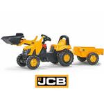 ROLLY TOYS TRAKTOR NA PEDAŁY KID JCB Z PRZYCZEPĄ I ŁYŻKĄ 2,5-5 LAT 023837 w sklepie internetowym e-zabawkowo.pl