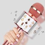 MIKROFON KARAOKE BEZPRZEWODOWY GŁOŚNIK BLUETOOTH ROSE GOLD WS-858 w sklepie internetowym e-zabawkowo.pl