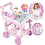 Smoby Disney Princess Księżniczki Disneya Wózek z Zastawą + 17 akcesoriów w sklepie internetowym e-zabawkowo.pl