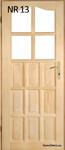 Drzwi wewnętrzne sosnowe drewniane nr 13 60/70/80/90 w sklepie internetowym Homedoors.eu 