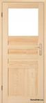 Drzwi drewniane łazienkowe sosnowe ZEBRA 60/70/80/90 w sklepie internetowym Homedoors.eu 